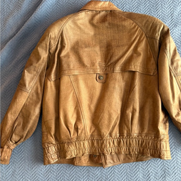 Vintage Wilsons Leather Tan Retro Jacket - Picture 2 of 12